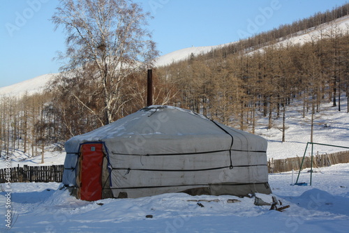A nomadic family lives alone in the tranquil Bogd Khaan valley, Mongolia. The nomadic life is a special calling to the family. They move out for 4-5 times a year.
