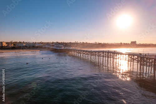 Pier at Mission Beach in San Diego in the Early Morning © Stock87