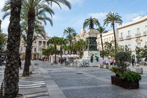 Plaza de San Juan de Dios, Cadiz, Spain photo