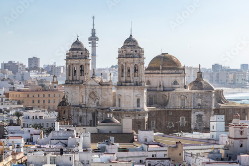 Photography Cadiz seen from Torre Tavira, Spain