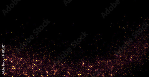 Obraz na płótnie Abstract sparkling gold dust glitter magic background w salonie