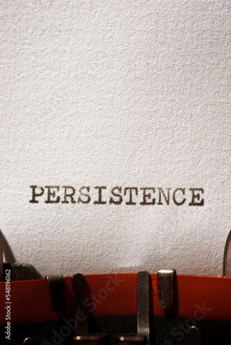 Persistence concept view