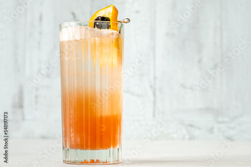 Quadro em tela Singapore Sling cocktail
