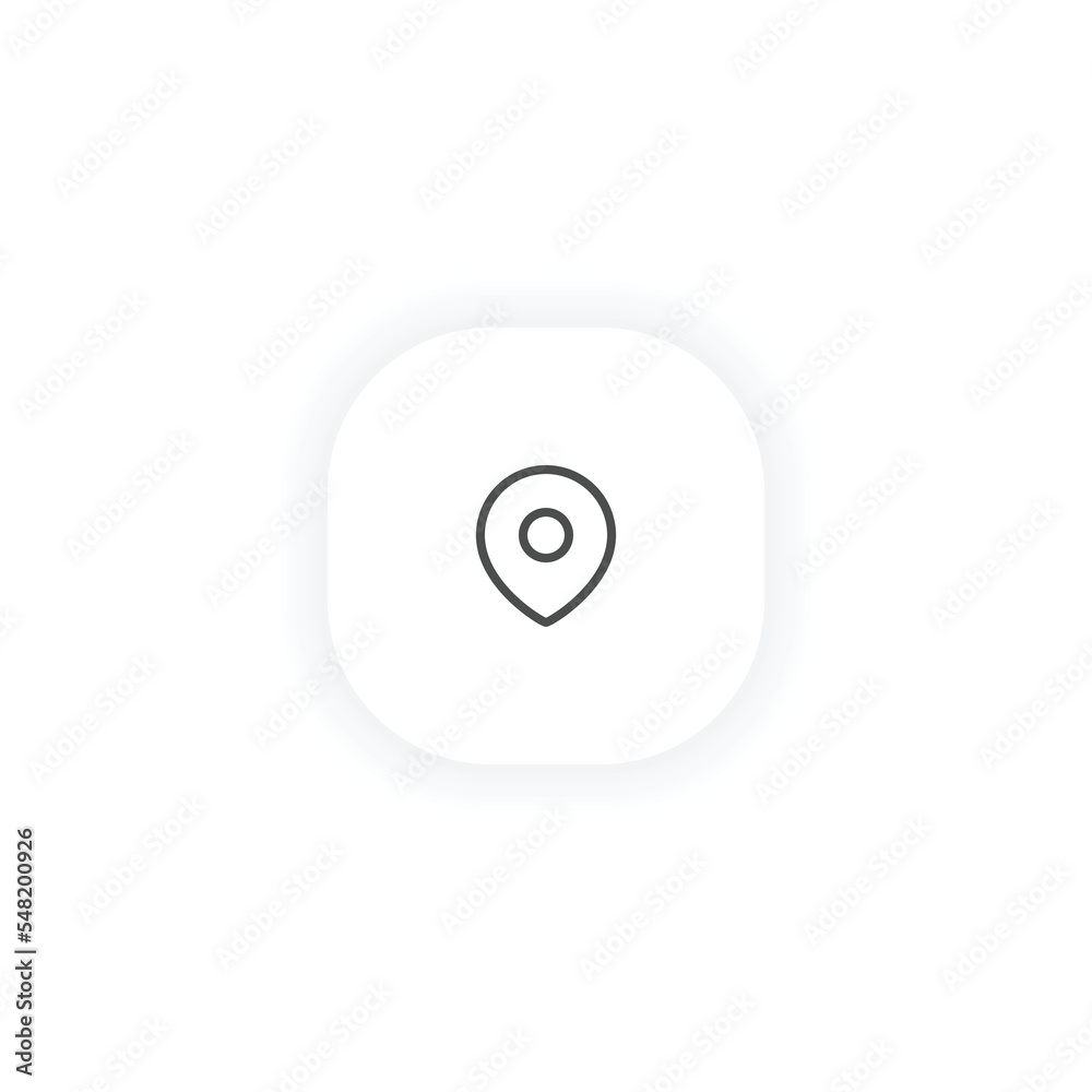 Location icon modern vector line design pin access maps gps marker Location icon modern vector line design pin access maps gps marker