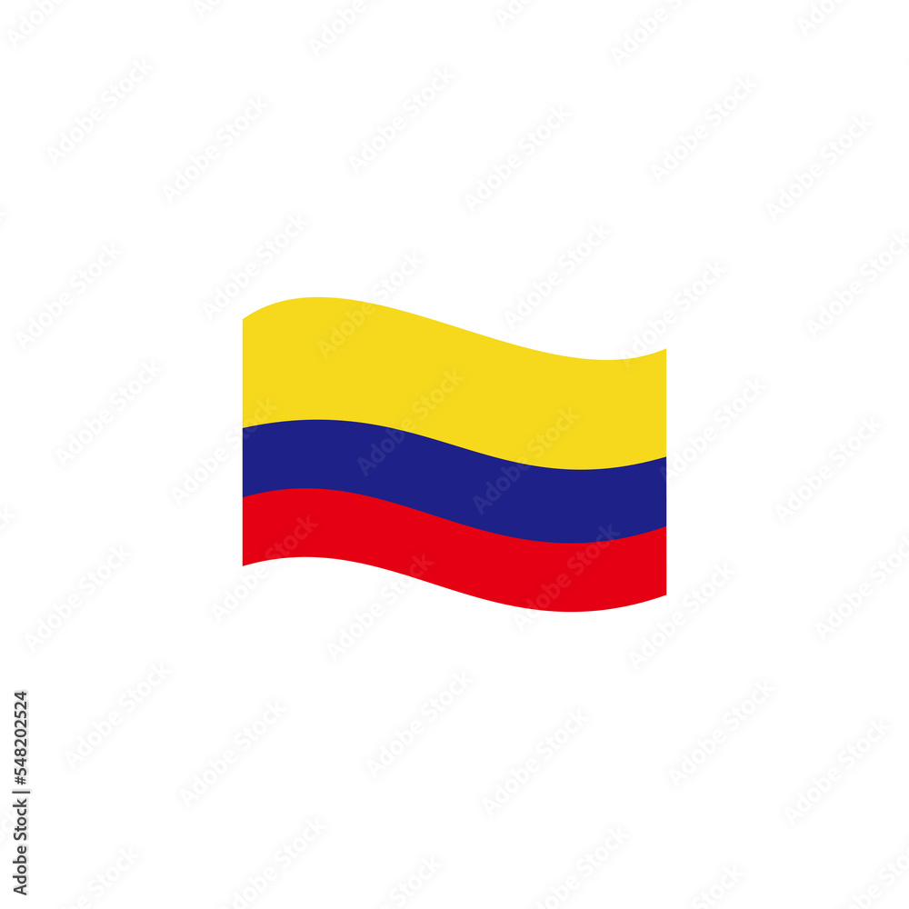 Fototapeta premium independence day of Colombia icon set vector sign symbol