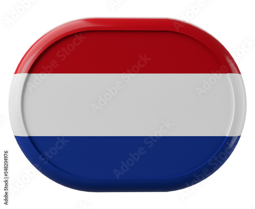 Free Download Flag of Netherlands. 3D Netherlands flag symbol. Dutch flag 3d illustration. Netherlands flag 3d illustration.  - GFXLoad