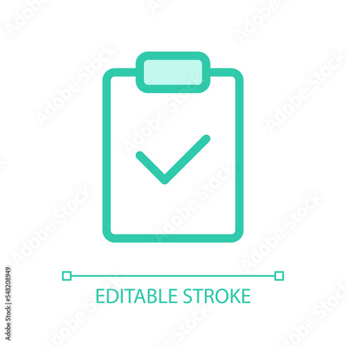Completed task pixel perfect glassmorphism ui icon. Reach main goal. Color filled line element with transparency. Vector pictogram in glass morphism style. Editable stroke. Arial font used