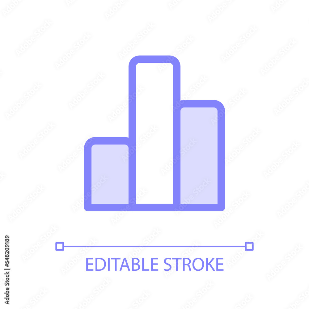 Column graph pixel perfect glassmorphism ui icon. Vertical bar chart. Color filled line element with transparency. Vector pictogram in glass morphism style. Editable stroke. Arial font used Column graph pixel perfect glassmorphism ui icon. Vertical bar chart. Color filled line element with transparency. Vector pictogram in glass morphism style. Editable stroke. Arial font used