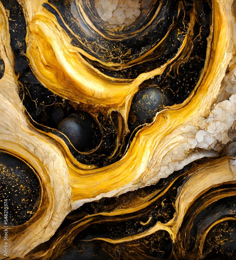 wallpaper for wall frames. golden and black liquid marble background ...