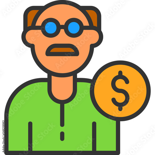 Pensioner Icon