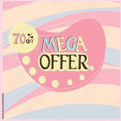 mega offer template 70  discount colorful