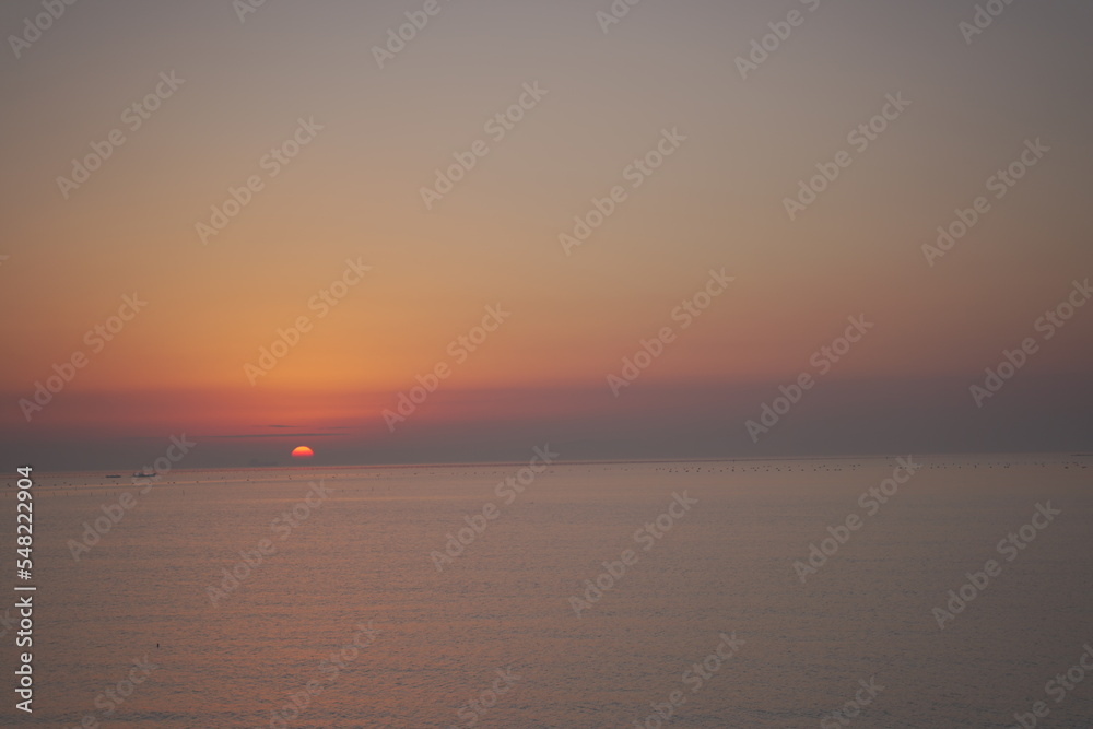 the sunset of Chebu-do, jebudo in korea the sunset of Chebu-do, jebudo in korea