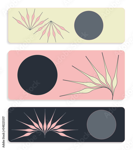 asian style wings bookmarks set retro pink