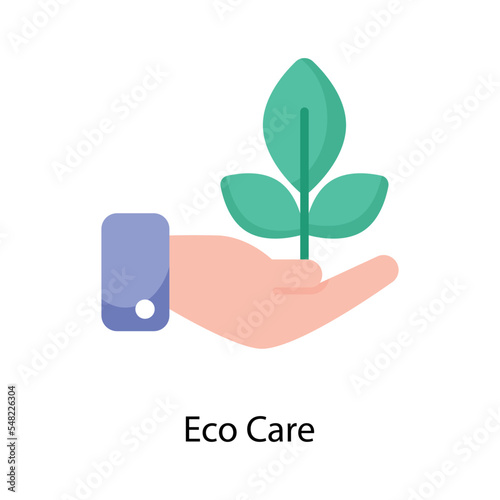Eco Care vector Flat  Icons. Simple stock illustration © Optima GFX
