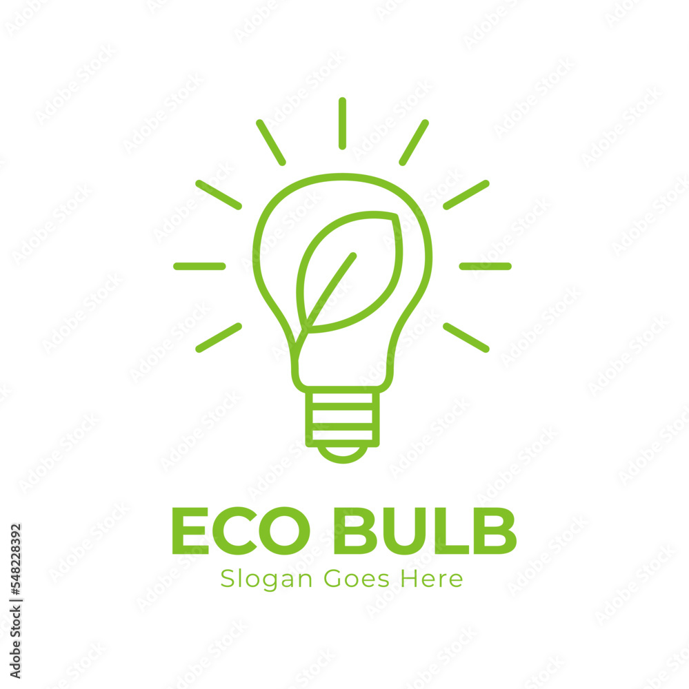 Leaf bulb eco Idea Logo design vector, Design Concept, Creative Symbol, Icon template Leaf bulb eco Idea Logo design vector, Design Concept, Creative Symbol, Icon template