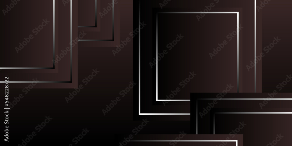 Purple Business Paper with Gold Lines background. New Year Christmas Squares Frame. 3D Abstract Polygonal Shiny Cover Purple Business Paper with Gold Lines background. New Year Christmas Squares Frame. 3D Abstract Polygonal Shiny Cover