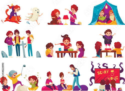 Children Horror Stories Set
