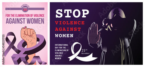 International Day For The Elimination Of Violence Against Women 25 November illustration