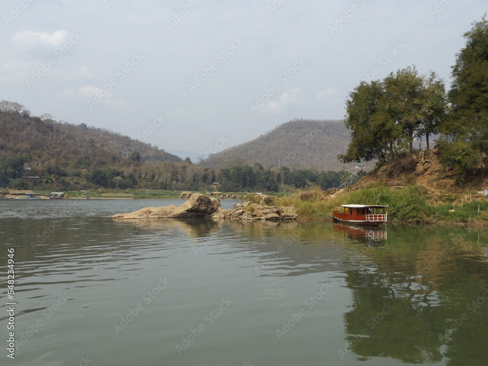 Mekong river boat