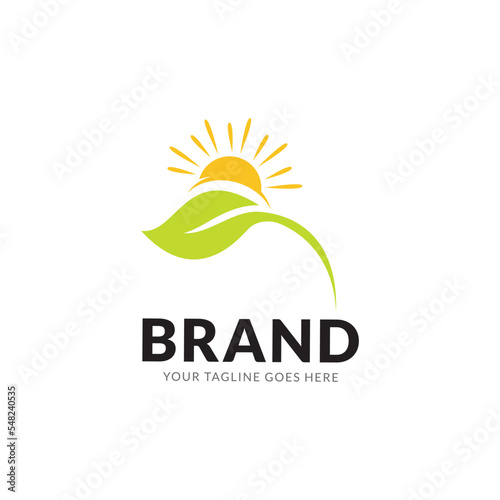 agriculture logo template vector template.