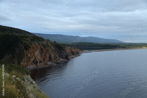 View of the Cape Breton coastline from the Cabot Trail, Canada