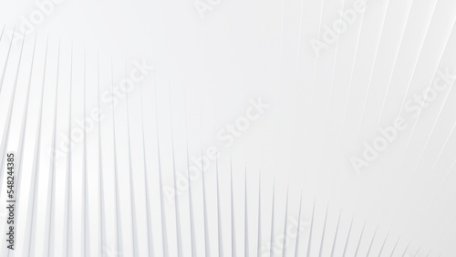 Abstract white background stripes pattern of design 3d render © Annuitti