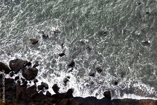 waves and rocks