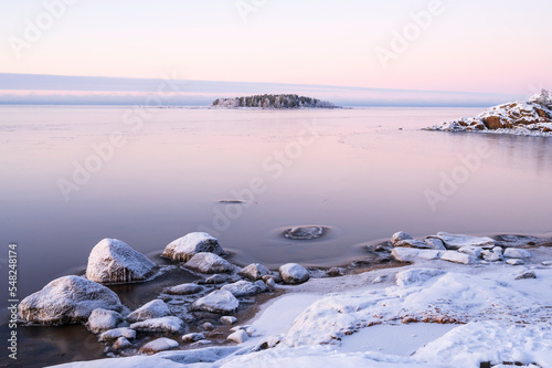 Frozen sea. Ostrobothnia. Pörkenäs, Finland.