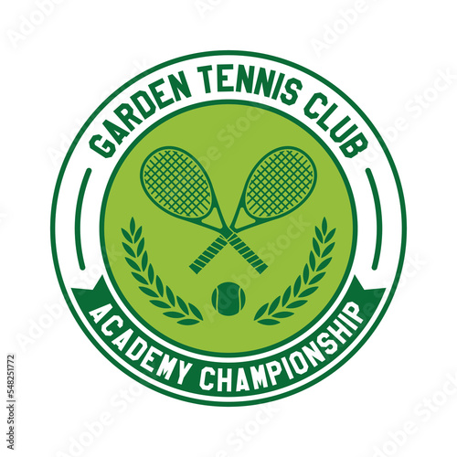 Modern Tennis Club, Sport Logo vector
