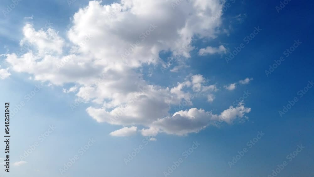 White fluffy and beautiful cumulus clouds like a cotton freedom tranform small to big shape on blue sky in daytime beauty in nature top view tropical time lapse White fluffy and beautiful cumulus clouds like a cotton freedom tranform small to big shape on blue sky in daytime beauty in nature top view tropical time lapse