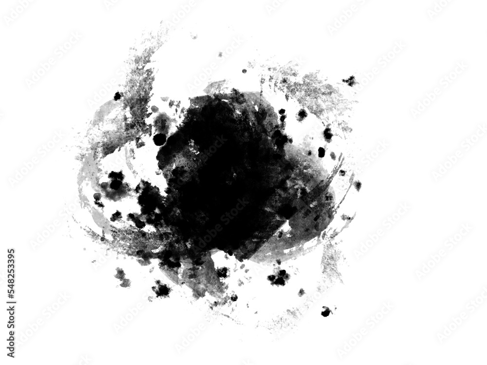 Abstract grunge smudge with black brush strokes and splashes Abstract grunge smudge with black brush strokes and splashes