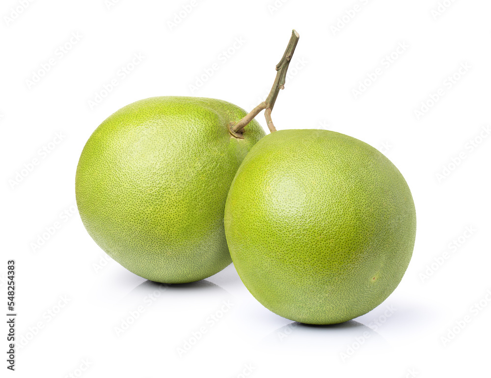 Pomelo fruits isolated on white background. Pomelo fruits isolated on white background.