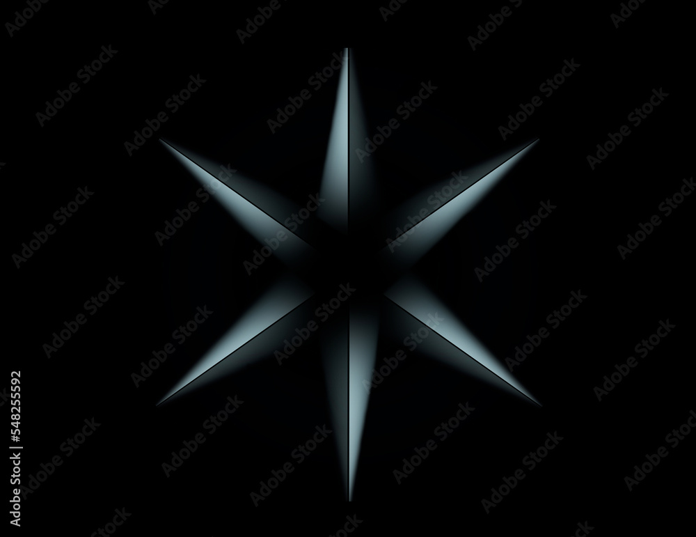 Metallic star graphic design 12 Metallic star graphic design 12