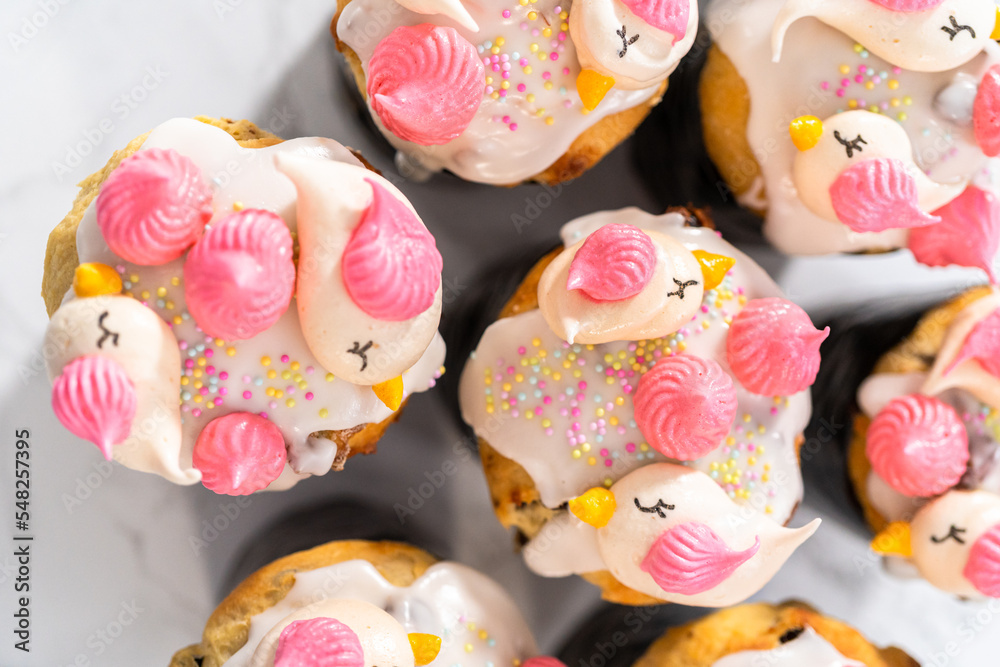 Mini Easter Bread Kulich Mini Easter Bread Kulich