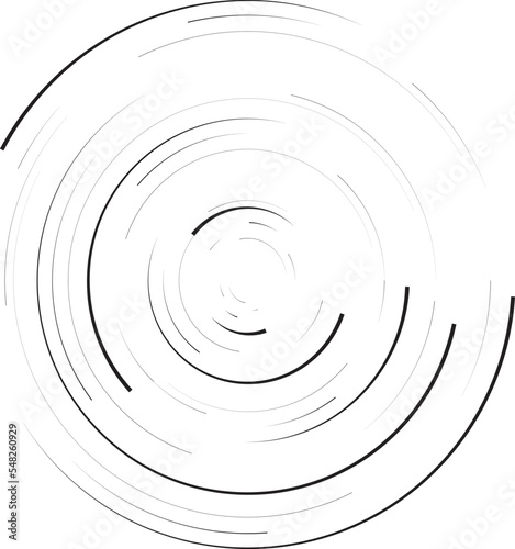 Rotating speed Lines in Spiral Form for comic books . fireworks Explosion background . Vector Illustration . Starburst round Logo . Spiral Design element . Abstract Geometric star rays . Sunburst .