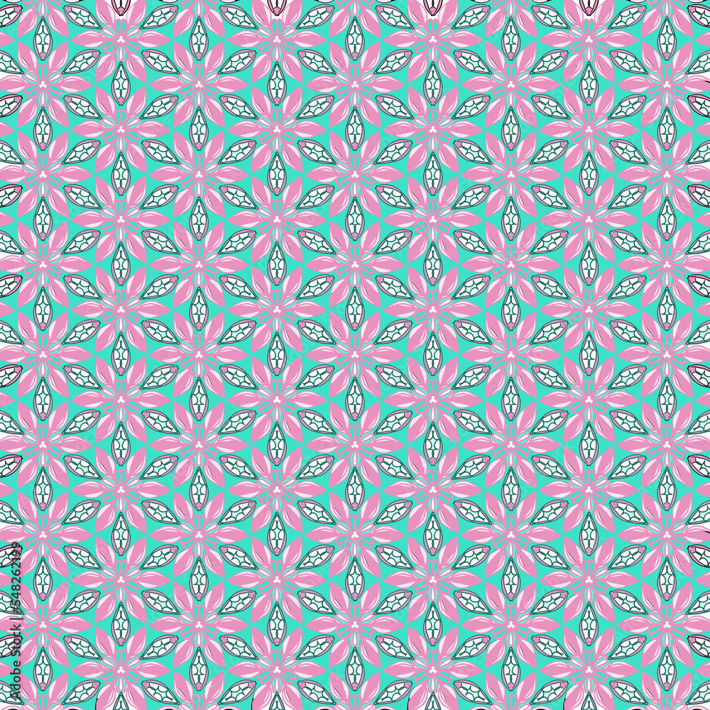 Abstract Flower Background Pattern for fabric designs Abstract Flower Background Pattern for fabric designs