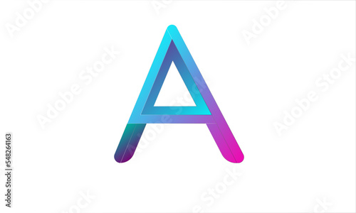 A Word 3D Logo Design