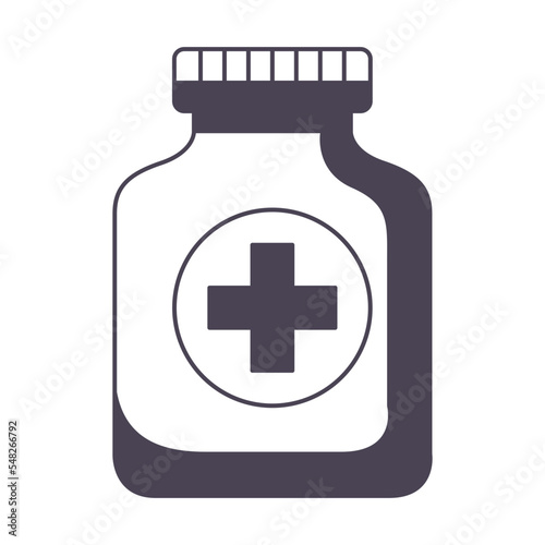 Drug bottle icon