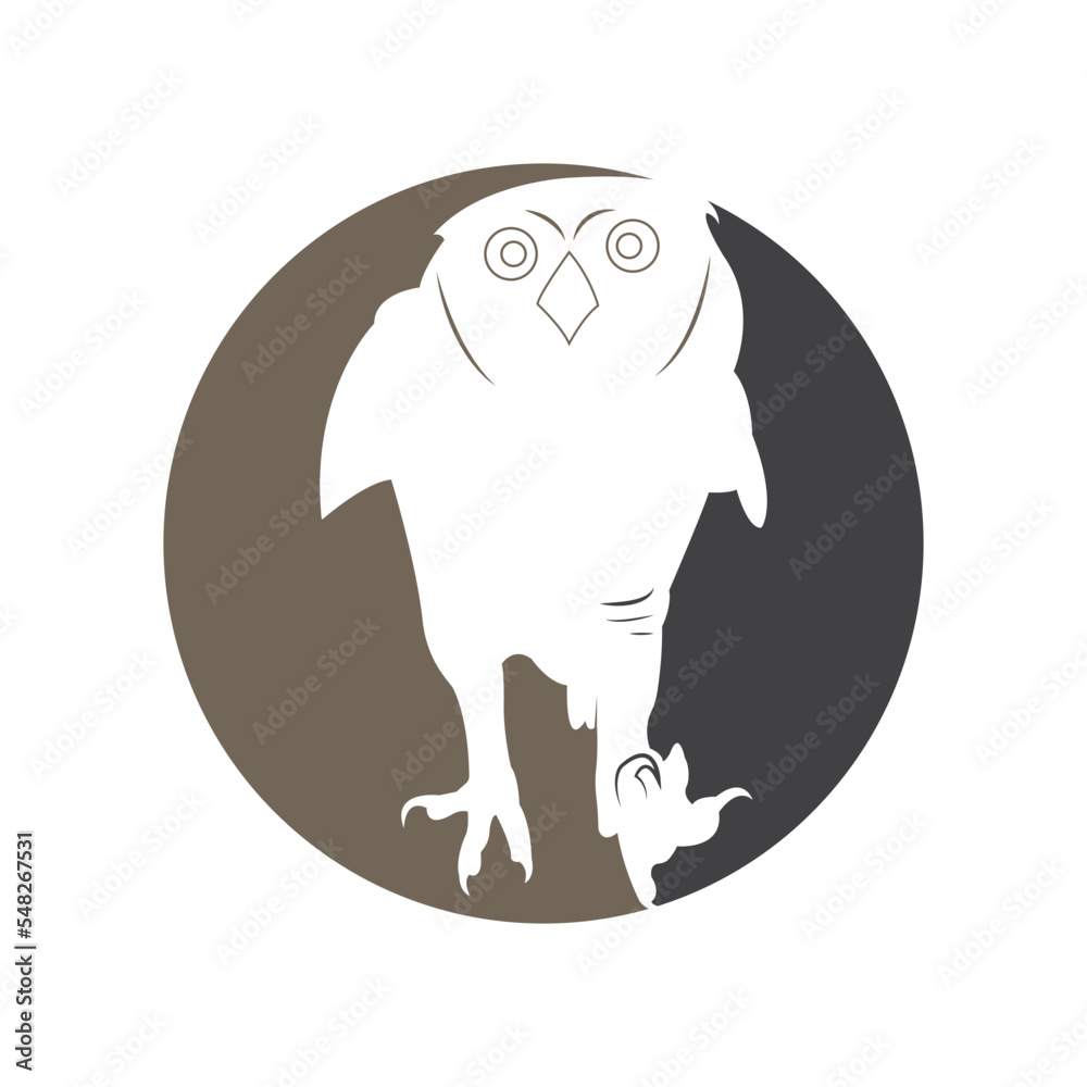 Owl logo template vector icon design Owl logo template vector icon design