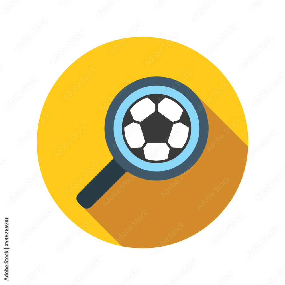 Sport search icon vector graphic illustration Sport search icon vector graphic illustration