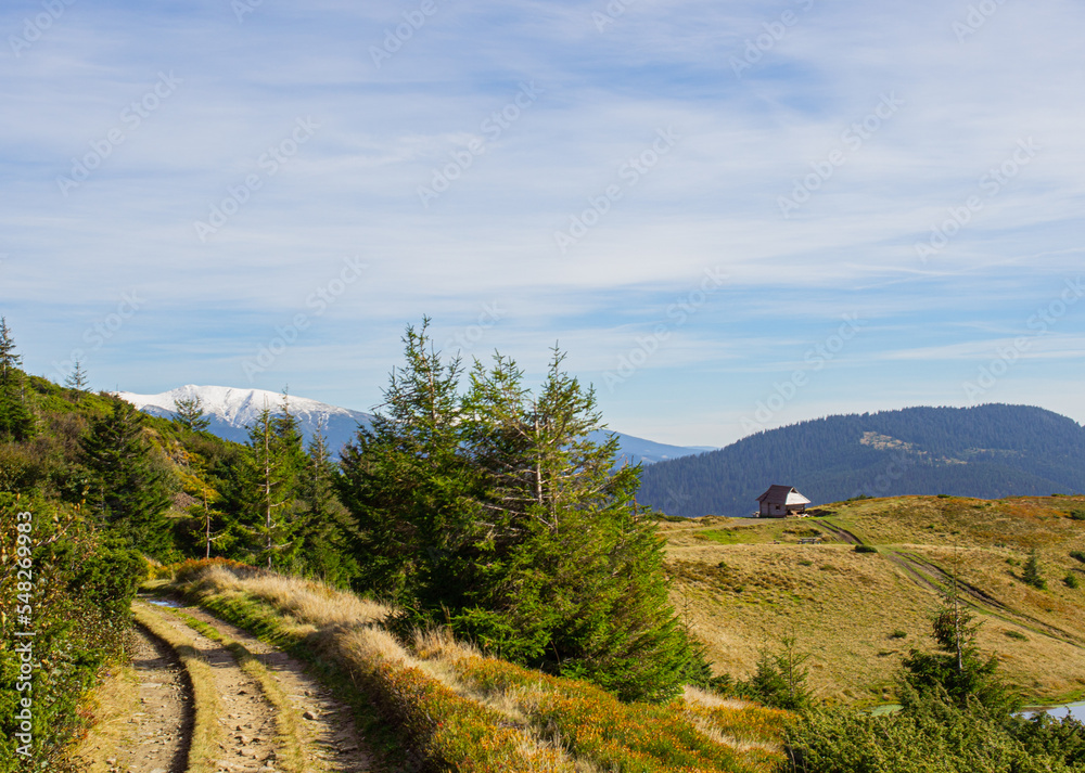 landscape in the mountains