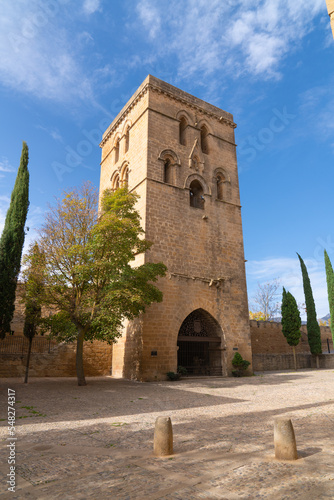 Laguardia Alava Rioja region Spain historic Torre Abacial building the Abbots Tower © acceleratorhams