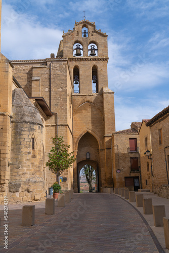 San Juan tower Laguardia Alava Rioja region Spain historic building in beautiful hilltop town