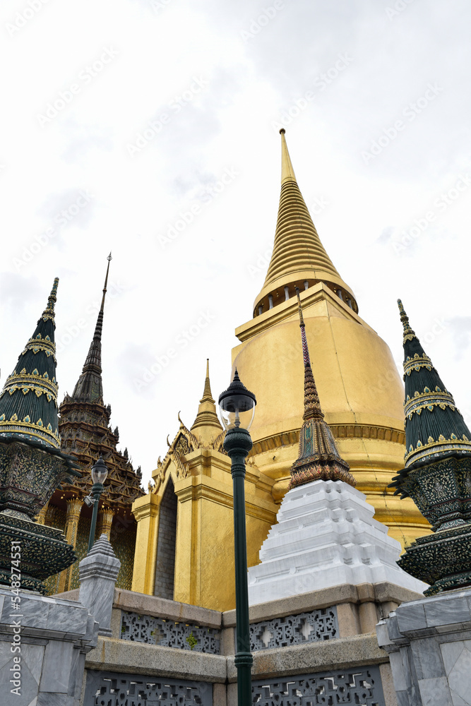 Golden temple in Bangkok, Thailand
