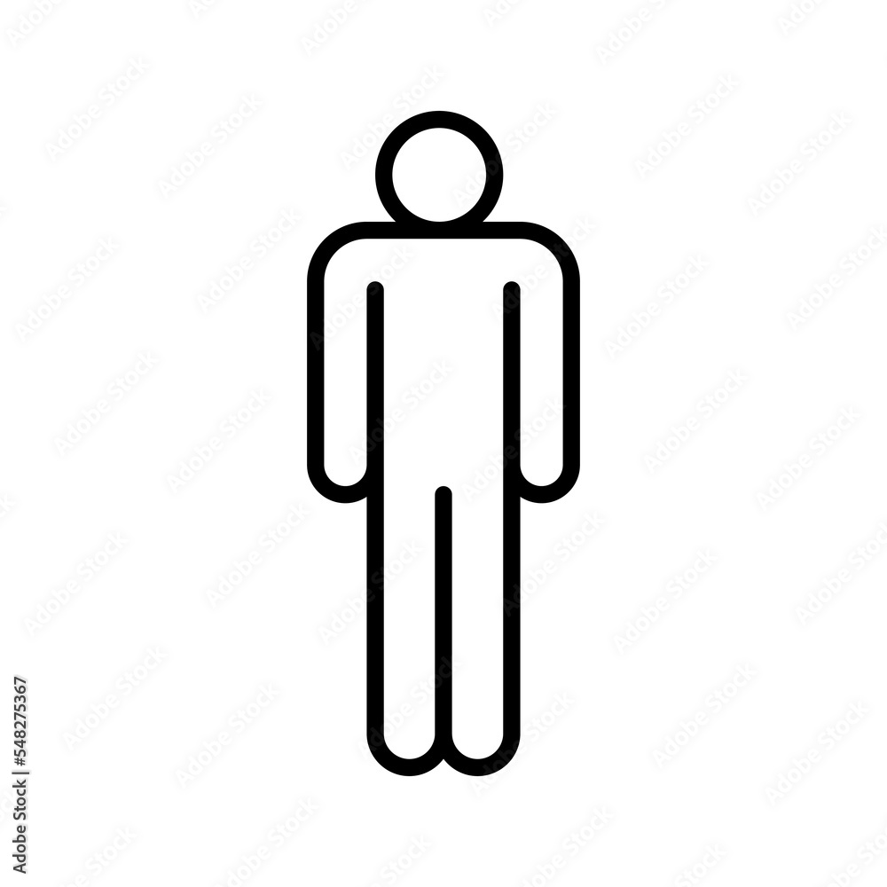 Male icon. sign for mobile concept and web design. vector illustration Male icon. sign for mobile concept and web design. vector illustration