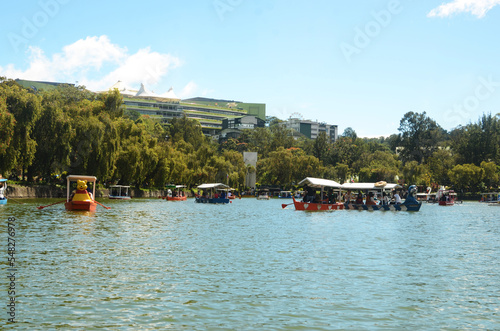 lake, boat, boating, park, trees, burnham, philippines, sail, people, water, floating