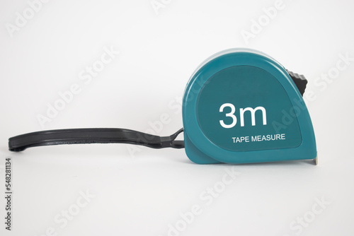 Measurement tape white background 