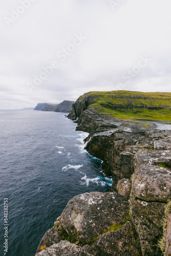 coastline view in the faroe islands