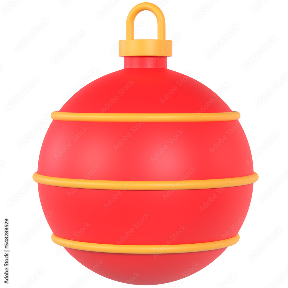 Obraz premium Christmas toy 3D icon