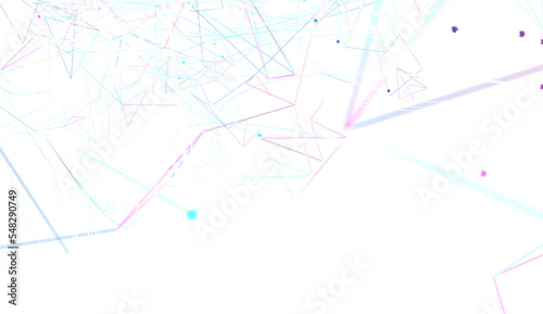 technology with polygonal shapes on dark blue background. Design digital technology